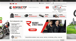 Desktop Screenshot of motoobleceni-na-motorku.cz